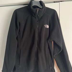 The North Face Black zip up fleece